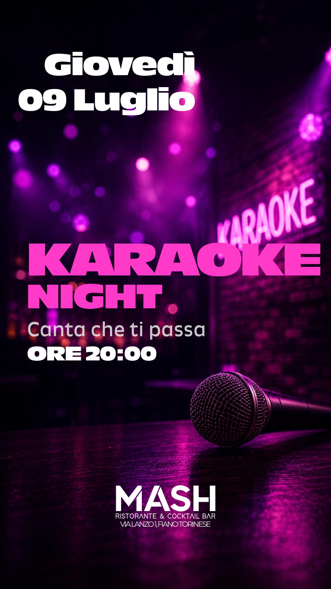 Karaoke night