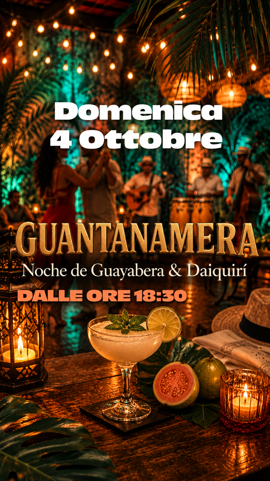 GUANTANAMERA – NOCHE GUAYABERA / DAIQUIRI